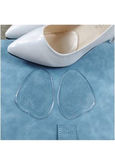 Şeffaf Silikon Kaydırmaz Topuklu Ayakkabı Tabanlığı Konforlu Yumuşak Jel Ped 17gr Şeffaf
