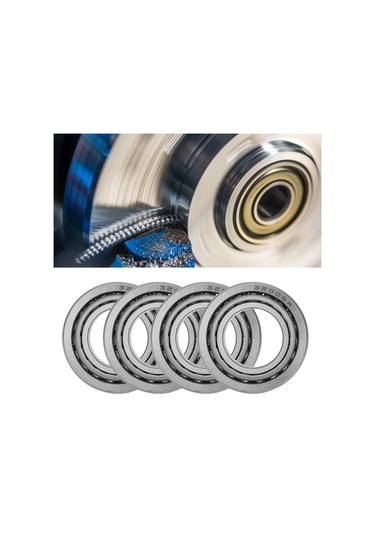 Lemestar 32005 2007105e Tek Sütunlu Konik Rulman Seti, Çelik Malzeme, Yüksek Hızlı Dönüş, Makine Ve Otomobil Dişlileri İçin, 4 Adet