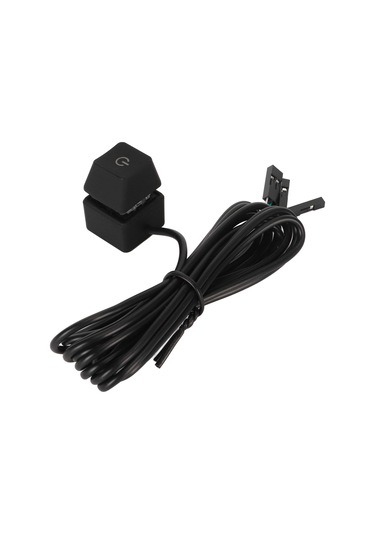 Fosenze Masaüstü Bilgisayar Güç Anahtarı, Mavi Mekanik Tuş, 7 Renkli Işık Efekti, 2m Uzatma Kablosu, Abs Malzeme, Kolay Kurulum