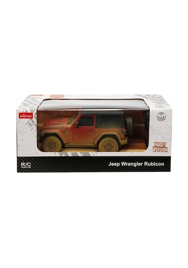 32021 Kumandalı Jeep Wrangler Rubicon Muddy 1:24