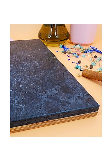 Çift Taraflı Kesme Tahtası Sağlam Ahşap Ve Granit Mermer Tam