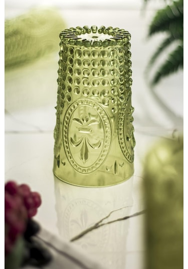 Akrilik Koyu Yeşil Tekli Uzun Bardak & Su Meşrubat Bardağı 750 Ml Büyük Boy & Cam Değildir Yeşil