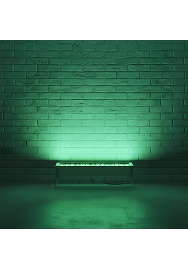 Kwl120 Wallwasher Duvar Aydınlatması / 18w / 1800 Lümen - Yeşil Renk