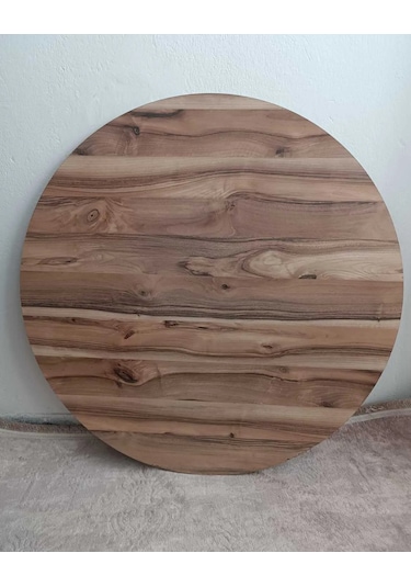 Dzgn Home Katlanabilir Metal Ayaklı Ahşap Yer Sofrası Tepsi 80 Cm