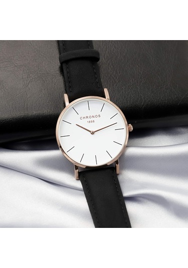 Kadınlar Ve Erkekler İçin Klasik Saatler Moda Kuvars Kol Saatleri C Diğer