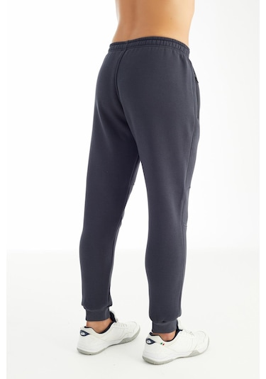 Crozwise Erkek Kışlık Polyester Kalın Dar Paça Pantolon Antrasit