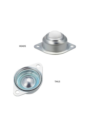 Novahub Br-vie 8 Naylon Bilyalı Teker Seti, Mobilya Ve Dolap İçin, Paslanmaz Çelik Rulolar, Pratik Ve Hafif -