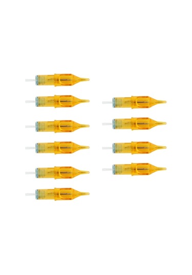 Gajeena Profesyonel Dövme İğneleri - 10 Adet Çeşitli Uçlu Tek Kullanımlık Kaş Ve Dudak Seti