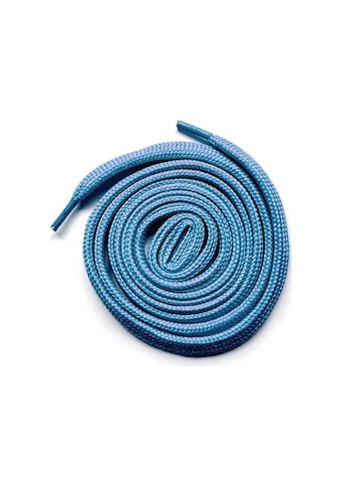 Hapshoe Mavi 1 Cm Kalınlığında 1 Çift Yassı Spor Ayakkabı Bağcığı Hapshoe Mavi 1 Cm Kalınlığında 1 Çift Yassı Spor Ayakkabı Bağcığı