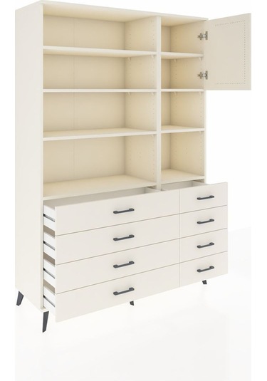 Hyperion Dolap 8 Raflı 8 Çekmeceli Tek Kapaklı 132x44x195 Aytaşı-aytaşı/aytaşı Aytası/aytası Hyperion Dolap 8 Raflı 8 Çekmeceli Tek Kapaklı 132x44x195 Aytaşı-aytaşı/aytaşı Aytası/aytası