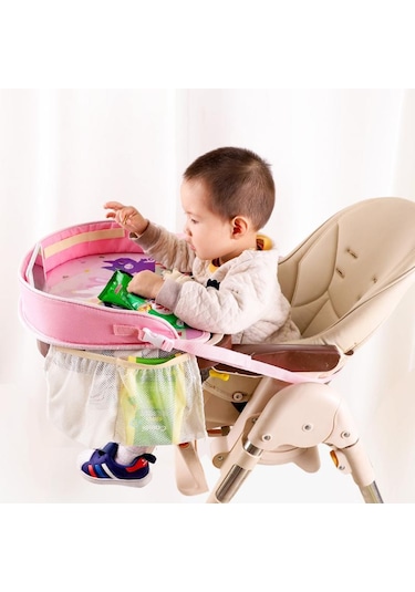 Açık Mavi Bebek Koltuğu Tepsisi Su Geçirmez Masa Araba Koltuğu Yükseltilmiş Otomobi Seyahat Tepsisi Yükseltici & Aksesuar 57024429