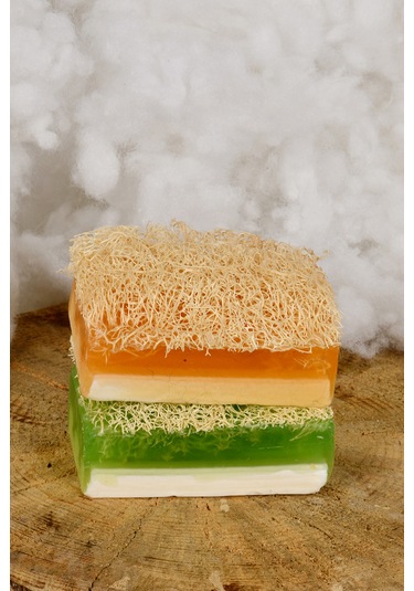 Şık Kalıp Doğal At Kılı Fırça ve Lifli Sabun 3'lü Set