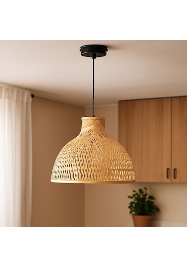 Modelight İbiza Bambu Sarkıt - Natürel - 40 Cm Natürel