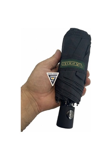 April A-210g A4 Süper Mini 8 Telli Tam Otomatik Şemsiye Siyah