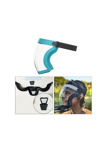 Trendooze Yüz Yeşil Tam Koruyucu Kenar Kapak Kalkanı Güvenlik Ui