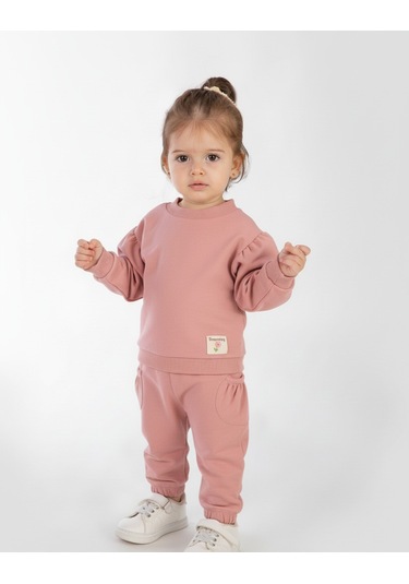 Kız Bebek 2 Li Takım Gül Kurusu