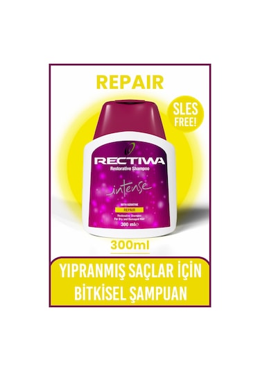 Rectiwa İntense Yıpranmış ve Kuru Saçlar için Şampuan 300 ML