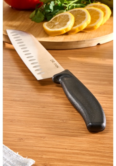 Dr. Inox Santoku Bıçağı 30 Cm Siyah Siyah