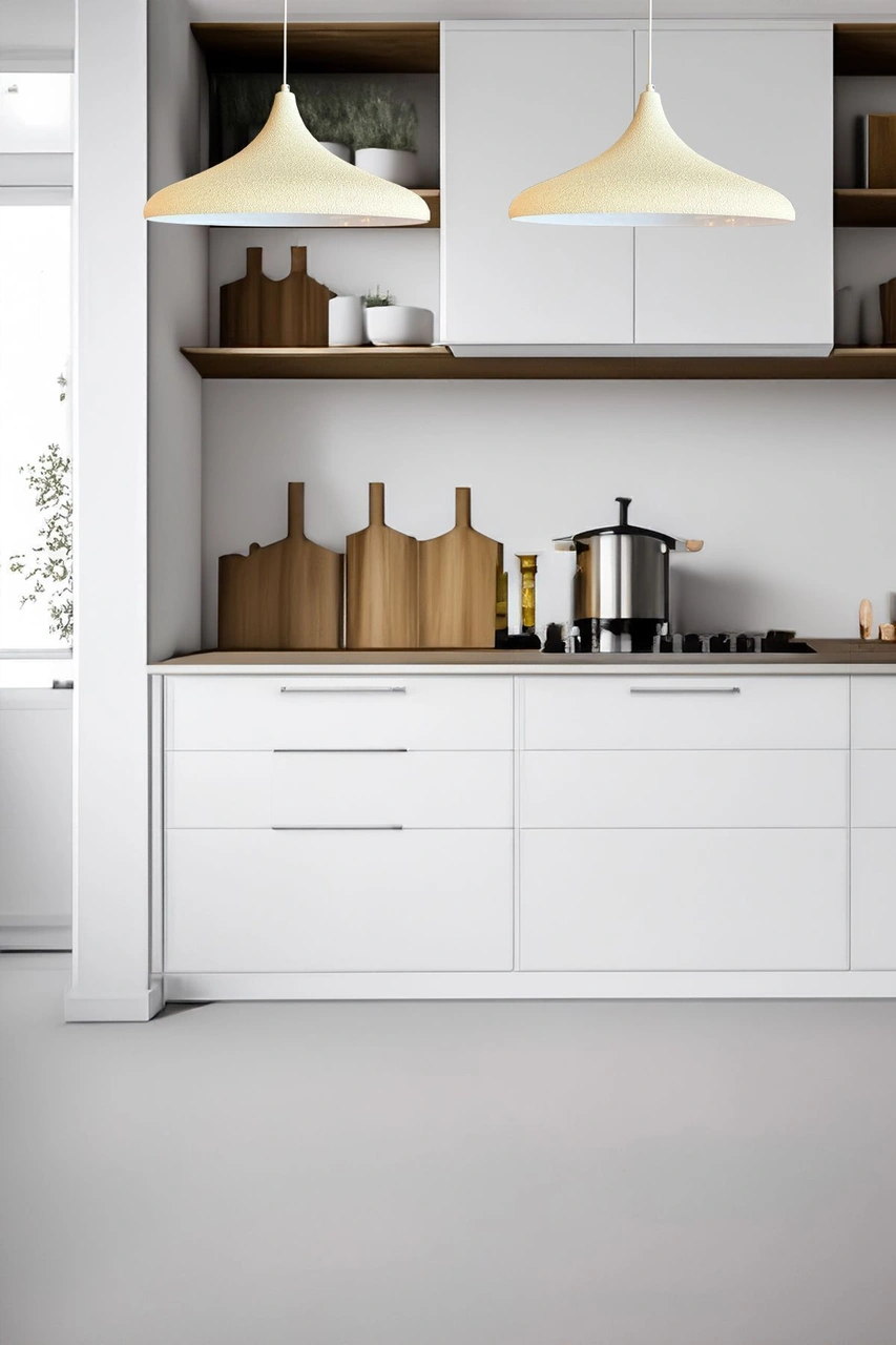 45 Cm Çaplı Xl Dokulu Açık Krem Avize Tekli Sarkıt Lamba Restoran Salon Mutfak Avizeleri Dokulu Açık Krem