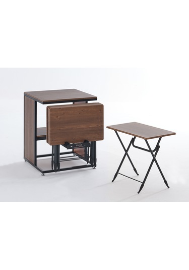 Dresuar Kahvrengi Servis Sehpası