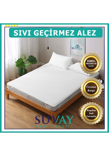 Suvay Micro Su Sıvı Geçirmez Alez Tek Ve Çift Kişilik Alez