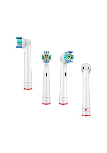 Kyver 3D White Dış Fırçası Yedek Başlığı 4’lü