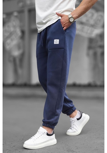 Madmext Lacivert Cep Detaylı Erkek Basic Eşofman Altı 6522-lacivert Lacivert