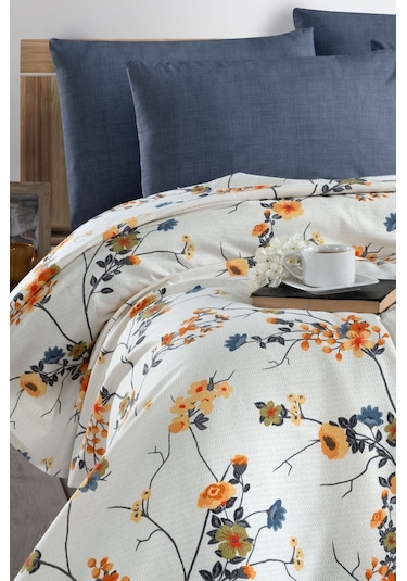 Vionel Home Arles 8 Farklı Desenli Pamuklu Çift Kişilik Baskılı Pike