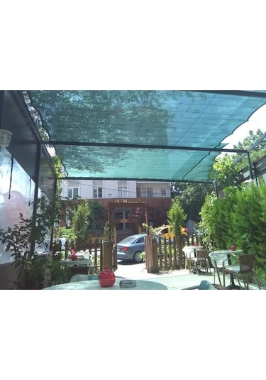 Morilu Kamp Gölgelik File - Yeşil Teras Filesi - 75'lik Şeritli Halkalı File Gölgelik - Havuz Gölgeliği