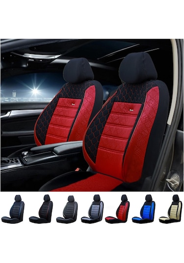 Universal Oto Koltuk Kılıfı Gof Kırmızı - Kırmızı