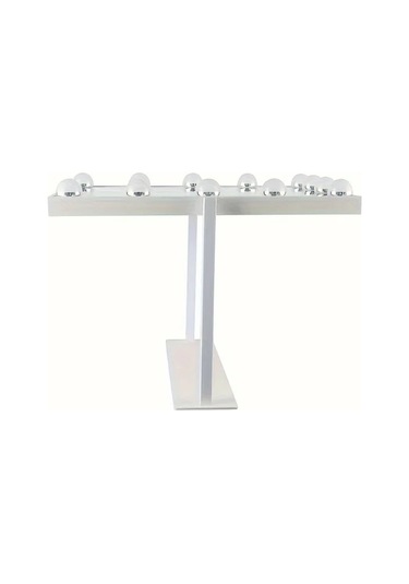 Oldfriend Siyah 1 Adet Led Işıklı Döner Makyaj Aynası, Yatak Odası Ve Banyo İçin Işık Renkli Makyaj Aynası Siyah