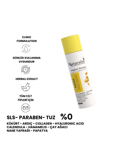 Naturaline Sülfax Kükürt Şampuan 200 ML