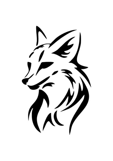 Vinil Tilki Yüz Araba Çıkartma Dekorasyon Motosiklet Çıkartma Sevimli Araba Dekorasyon Style8 35cm 1 Piece Set