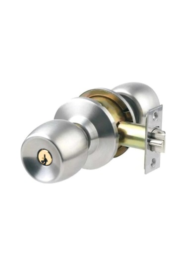 Aletçantam Topuzlu Otel Tipi Amerikan Oda Kapı Kilidi Anahtarlı - Saten