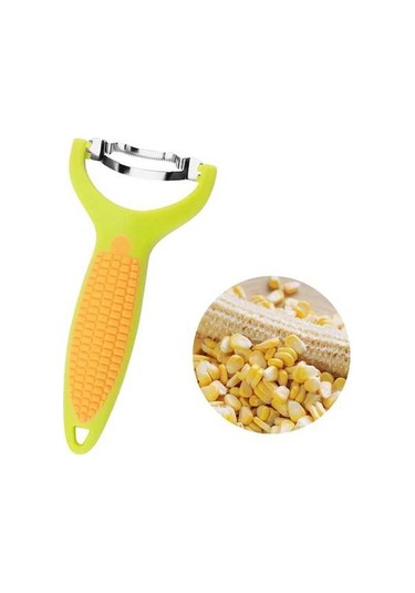 Ulzyvf Striptizci Soyucu, Soyucu Siyah Sarı Saplı Profesyonel Paslanmaz Mutfak Mutfak Mısır Mısır Mısır Kaymaz İyi Hanehalkı Ergonomik Dayanıklı Çelik Aletleri, Aleti, Aleti, Aleti, Gv Siyah