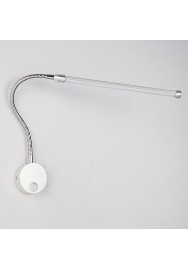 Reedark 6w Led Duvar Lambası - Yatak Odası, Otel Odası Dekorasyon Aydınlatması, Ev İçin 110v/220v Gümüş Anahtarlı Aydınlatma Armatürü Diğer