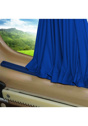 Pandami Citroen Berlingo 2.nesil 2008-2018 Uyumlu Mavi Raylı Oto Perde Takımı