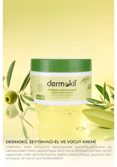 Dermokil Zeytinyağı El ve Vücut Kremi 250  ML