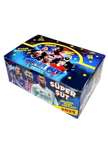 Futbol Ateşi Mega Kutu 48 Adet Mini Kutu 384 Futbolcu Kartı