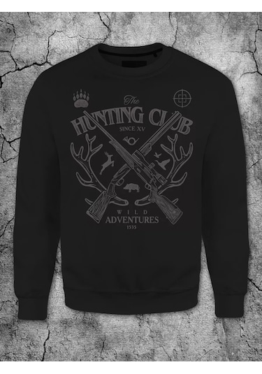 Maks-ekstrim Erkek Siyah Sweatshirt Av 182748889 Siyah