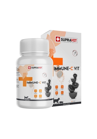 Immune C + ZİNC Kedi ve Köpek için Bağışıklık Sistemi Güçlendirici Tablet (75 Tablet)