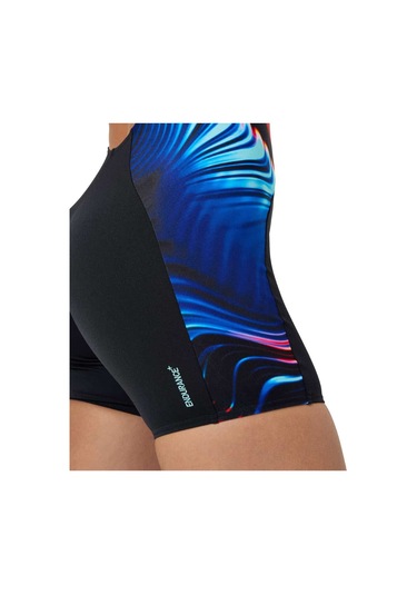 Speedo Kadın Yüzücü Mayosu Dıgıtal Prt Af Legsuıt Black 8-00494418169 Yzm Siyah