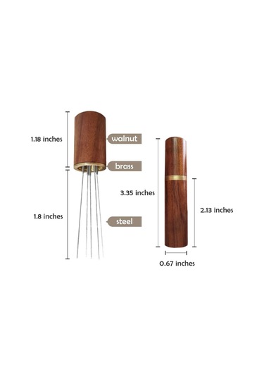 Çelik İğneler İğne Kahve Tamper Tamper Dağıtıcı El Karıştırıcı Dengeleyici Espresso Tozu Karıştırıcı Diğer