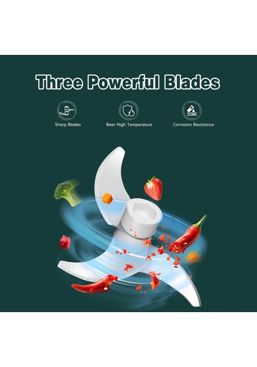 Kosona Usb Şarjlı Mini Yemek Blenderi - 150ml, Tek Tuşlu Hızlı Dilimleme, Sarımsak-soğan-kıyma İşleyici, Taşınabilir Ev Aleti Diğer