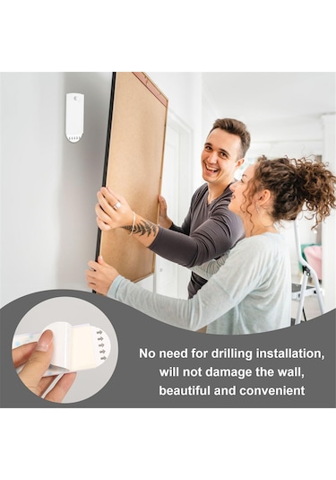 12 Adet-resim Çerçeveleri İçin Yapışkanlı Resim Kancaları Yapışkanlı Kancalar