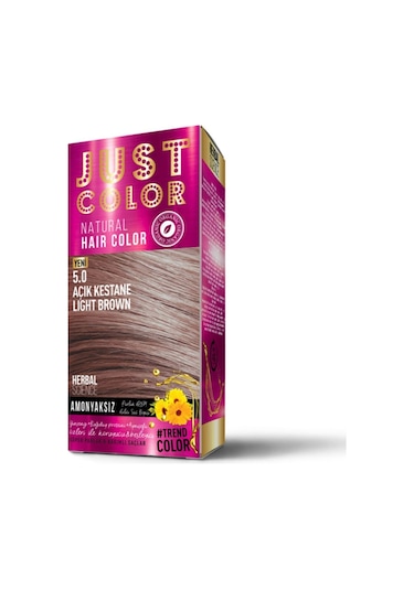 Herbal Scıence Organik Amonyaksız Saç Boyası Açık Kestane 5.0