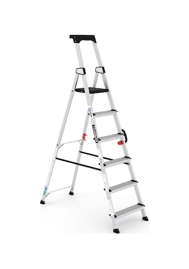 Çağsan HA105 5+1 Basamaklı Hazar Alüminyum Merdiven