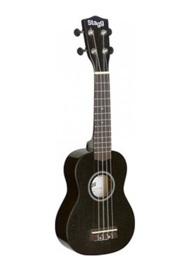 Stagg Us-nıght (soprano Ukulele Black+bag)