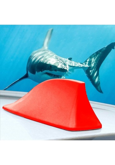 Trendooze Homyl Köpekbalığı Yüzgeci Kırmızı - Çoğu Sedan/suv İçin