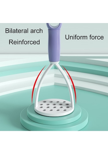 Cbtx Mutfak Manuel Patates Ezici Bebek Takviyesi Gıda Ezme Aracı Mor